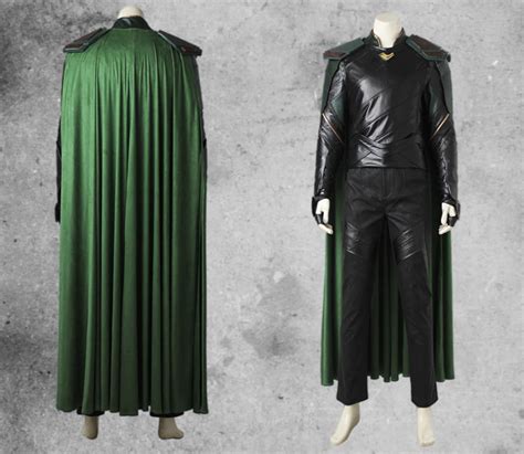 Thor Ragnarok Loki Cosplay Costume Loki Suit with Cloak | Etsy