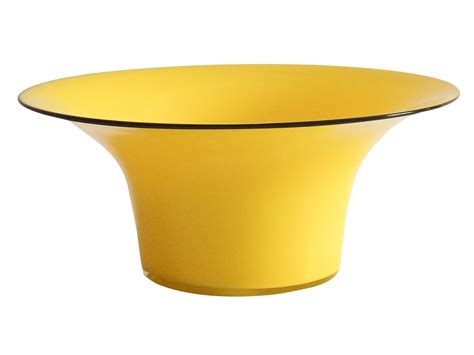 1920's Yellow Glass Bowl | Chairish