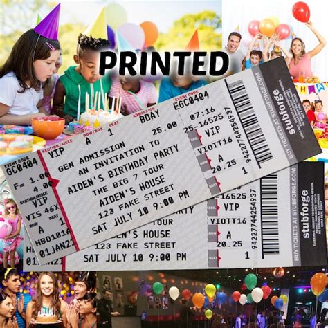 Concert Ticket Party Invitation - Etsy