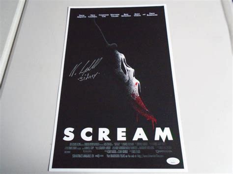 NEVE CAMPBELL Signed 11x17 Poster Wes Craven SCREAM Autograph JSA COA – HorrorAutographs.com