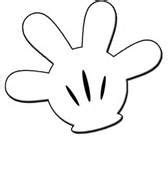 mickey mouse hand template - Clip Art Library