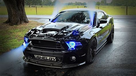 Ford Mustang Shelby Cobra Spit Nitrous - YouTube