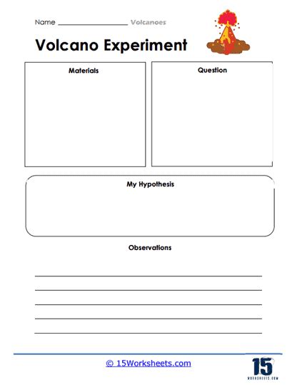 Volcanoes Worksheets - 15 Worksheets.com