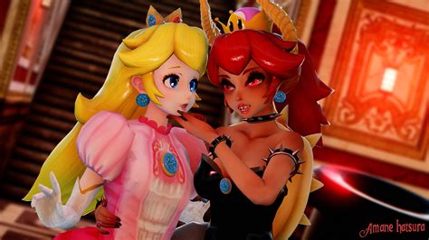 MMD TDA: ~ Peach and Bowsette ~(Peach Bowser) by AmaneHatsura on DeviantArt