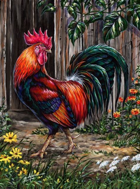 100 Things to someday paint ideas | rooster painting, albert bierstadt paintings, chicken painting