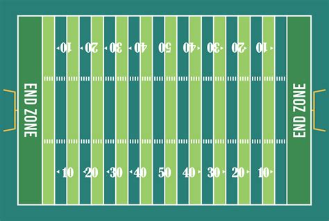 Printable Football Field