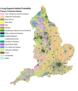 Living England: From Satellite Imagery to a National Scale Habitat Map – Natural England