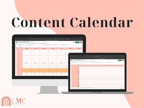 Content Calendar Template Google Sheets | Etsy