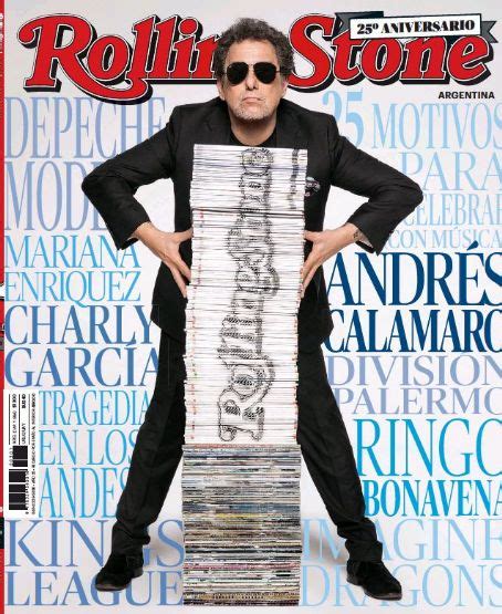 Andrés Calamaro, Rolling Stone Magazine April 2023 Cover Photo - Argentina