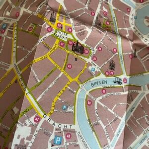 Vintage Haarlem Holland City Road Map and Tourist Sites - Etsy