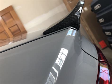 OEM Carbon Fiber wing install....question