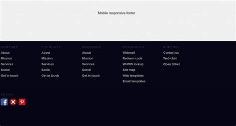 20 Creative Footer CSS HTML Design Examples | Footer design, Sticky footer, Coding