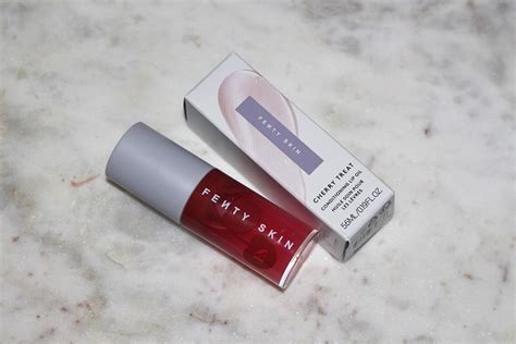 FENTY Skin Cherry Treat Lip Oil Review - Really Ree