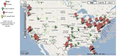 Verizon FiOS Availability Map Fiber Location Map | For the Home | Fiber ...