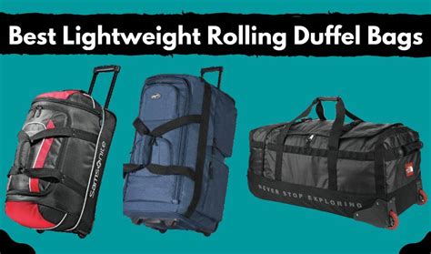 Best Lightweight Rolling Duffel Bags - Top-Notch Rolling Duffel Bags