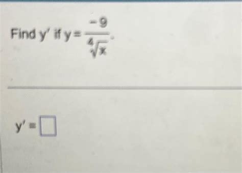 Solved y=4x−9 | Chegg.com