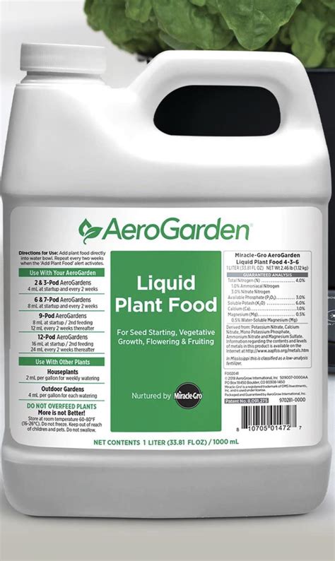 Has any one ever used Aero garden plant food before. I have plants in ...