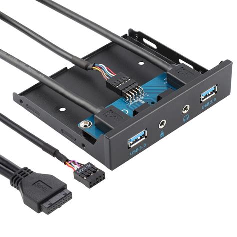 2Ports USB3.0 PC Front Panel Bracket 3.5 Floppy Ba... – Grandado