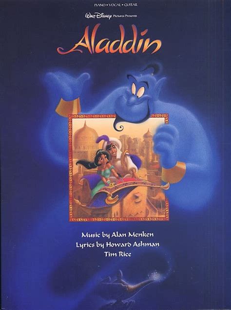 Forwoods ScoreStore | Aladdin 1992 Movie Soundtrack PVG published by Hal Leonard