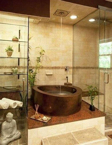 Impressive 46 Stunning Spa Bathroom Decorating Ideas | Japanese ...