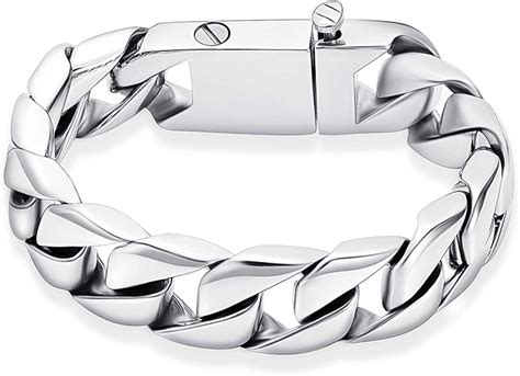 constantlife Cremation Bracelet for Human Pets Ashes Stainless Steel Link Chain Memorial Urn ...