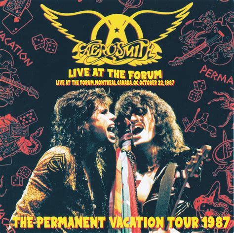 AEROSMITH BOOTLEGS COVER ARTS: LIVE AT THE FORUM ( montreal 22.10.1987 )