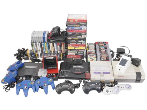 Large Lot Of Video Games Consoles And Accessories