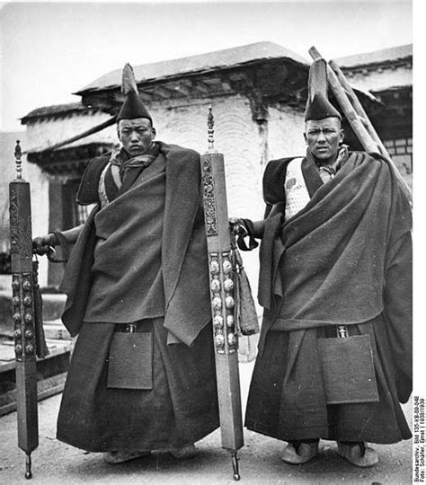 Two Tibetan Dob-Dob Warrior Monks in Lhasa, 1938 - Konflictcam