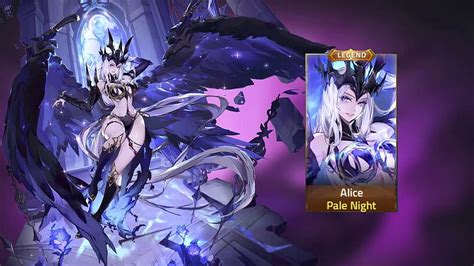 Alice Legend Skin - Pale Night Full , Animation, Skills. Mobile Legends ...