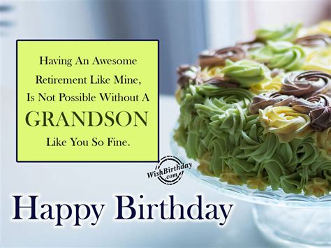 Birthday Wishes For Grandson - Birthday Wishes, Happy Birthday Pictures