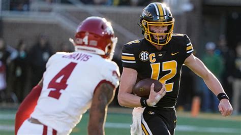 Arkansas vs. Missouri score: QB Brady Cook shines as Tigers top Razorbacks, earn bowl ...