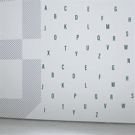 Alphabet Letters Wall Decals - Etsy