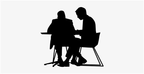 Office, Business, Work, Meeting - Business Meeting Silhouette Transparent PNG - 360x340 - Free ...