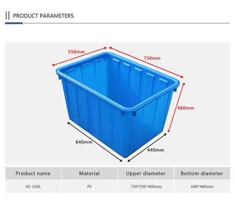 160 Good quality 160 litre square tank plastic water tank