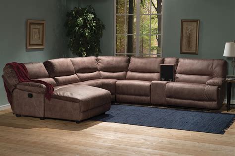 Flexsteel Latitudes - Delia Six Piece Power Reclining Sectional Sofa with LAF Chaise | Mueller ...