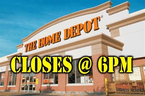 Home Depot Now Closes at 6PM Daily Nationwide - Pro Tool Reviews