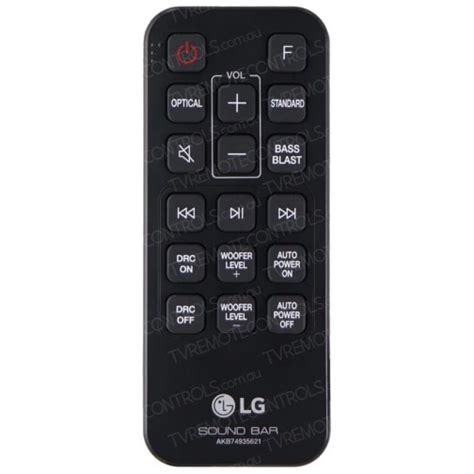 AKB74935621 Genuine Original LG SOUND BAR Remote Control SJ2 SQC1 | TV Remote Controls