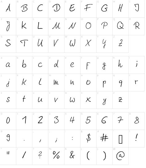 Characters: Modern German Handwriting Font | Handwriting, Handwriting ...