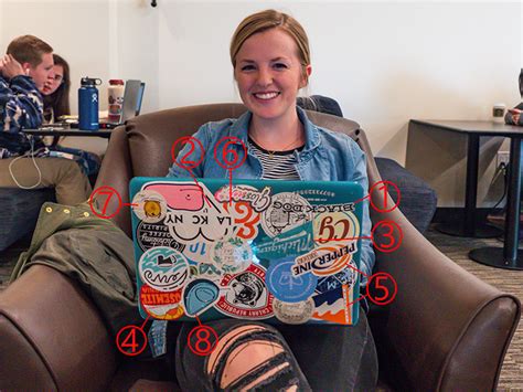 Stuck-o Art: Students Express Themselves Through Laptop Stickers - Pepperdine Graphic