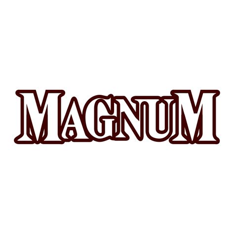 Magnum Logo PNG Transparent & SVG Vector - Freebie Supply