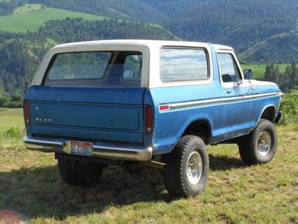 1979 Ford Bronco Custom 4x4 for Sale in Lenore, Idaho Classified ...