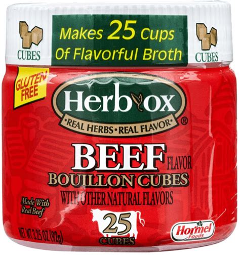 Beef Bouillon Cubes - HERB-OX® bouillon