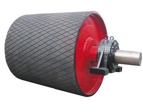 Diameter 500mm Rubber Lagging Conveyor Bend Pulley