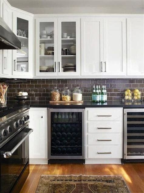 20+ Black Subway Tile Backsplash Kitchen