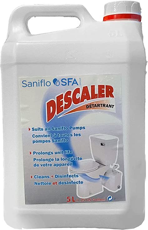 Amazon.com: SANIFLO Descaler - Phosphoric Acid - Septic Tank Safe - 5 Liters