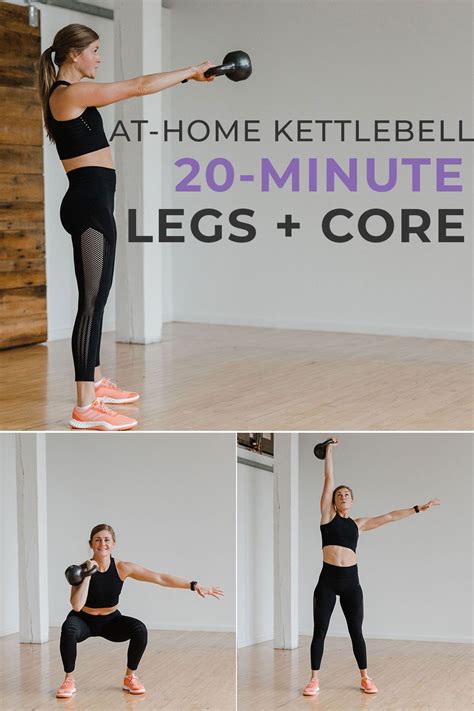 30-Minute Kettlebell Leg Workout (Video) | Nourish Move Love | Kettlebell strength training ...