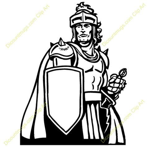 Christian Warrior Clipart