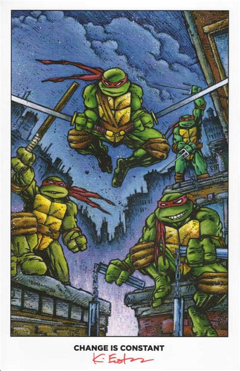 Change Is Constant Signed Print – Back In Stock – Kevin Eastman Studios