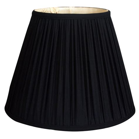 Royal Designs Deep Empire Gather Pleat Basic Lamp Shade, Black, 10 x 20 x 15 - Walmart.com