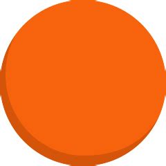 🟠 Large Orange Circle Emoji